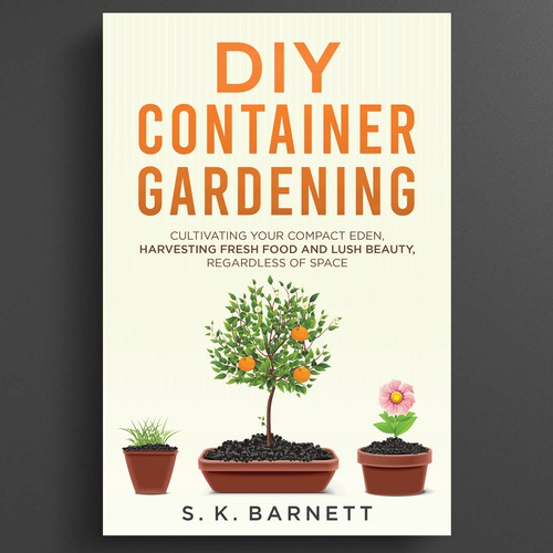 Container Garden Book cover Design by Rezy