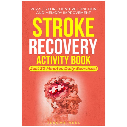 Stroke recovery activity book: Puzzles for cognitive function and memory improvement Réalisé par Imttoo