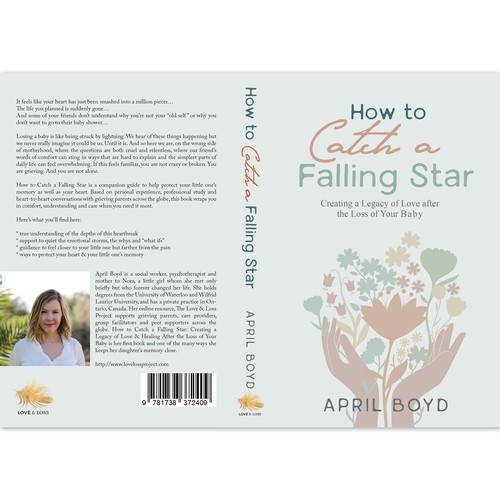 Design a book cover for "How to Catch a Falling Star" Design by Aleaca