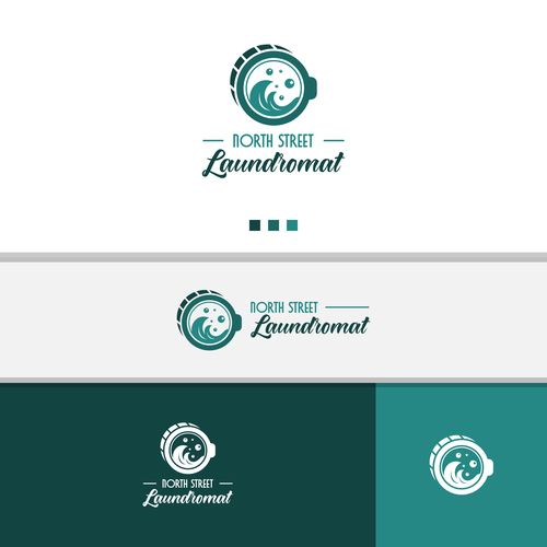 We need a powerful "Laundromat" logo Design by StudioJack