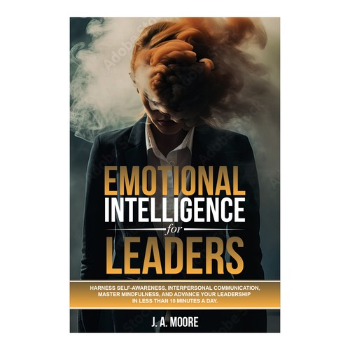 Need an Emotional Intelligence for leaders book cover. Design by anisha umělec