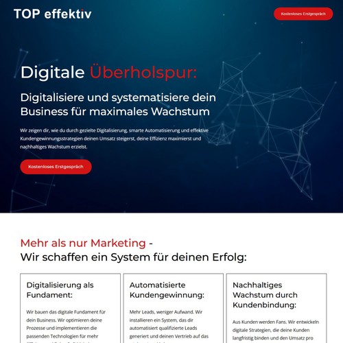 Diseño de Landing Page propuesta en el concurso por Beliveart Studio