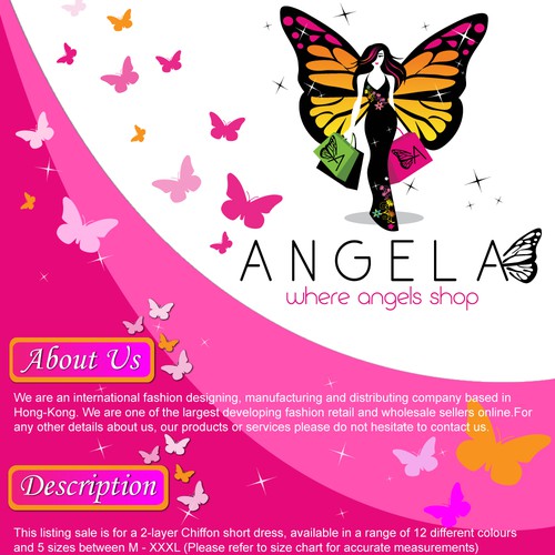 Create the next banner ad for Angela Fashion  Design by Romain Perera