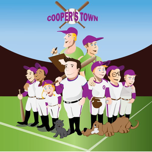 illustration for COOPER'S TOWN Ontwerp door B'jo