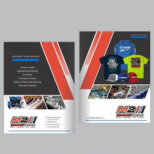 Screen Print Shop - Company Brochure Design by Dzine Solution