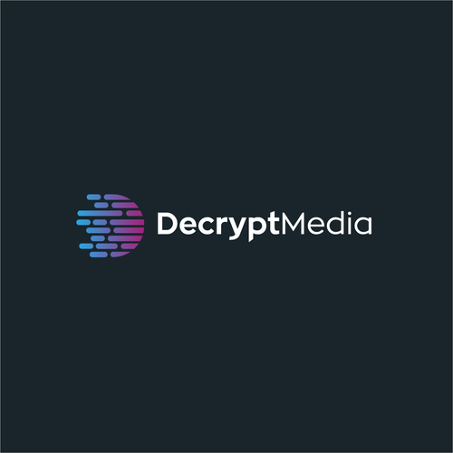 Design a beautiful logo for "Decrypt Media" Design by SOUFIAN⚡