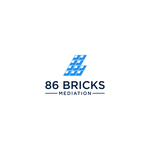 Lego-style bricks logo for Mediation and Coaching Business-ontwerp door GregElmo