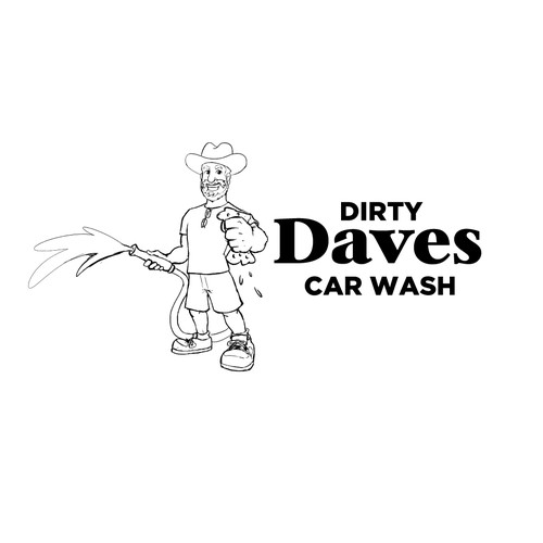 Car Wash Mascot with Logo Réalisé par Transformed Design Inc.