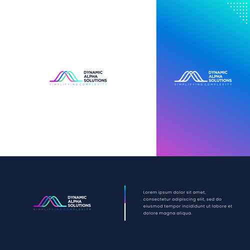 Design a logo to illustrate complexity simplified for a dynamic multi-dimensional financial firm Design von InstInct®