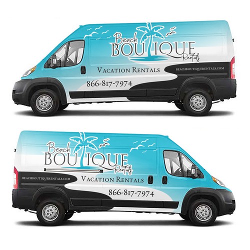 Vehicle Wrap Design for Boutique Vacation Property Rental Management Company on Anna Maria Island Design by Anugerah ilahi