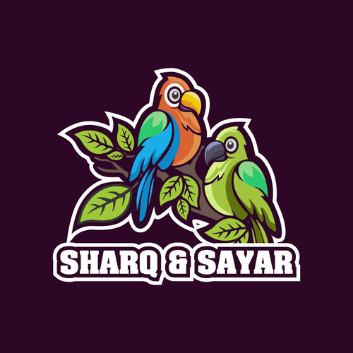 Logo for my Two Birds (Macaw & Yellow Naped Amazon) Design by d'jront