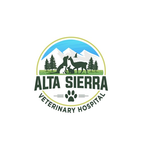 Mountain town veterinarian needs a new look! Design by volebaba