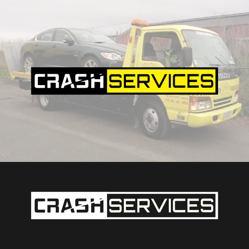 Crash Services - logo design for towing company Design by Fast Studio⚡