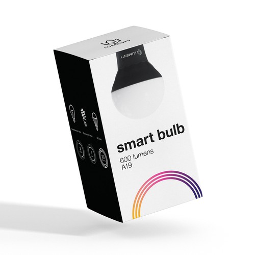 We need to create a sophisticated package for smart lamps. Design by Pure-Design