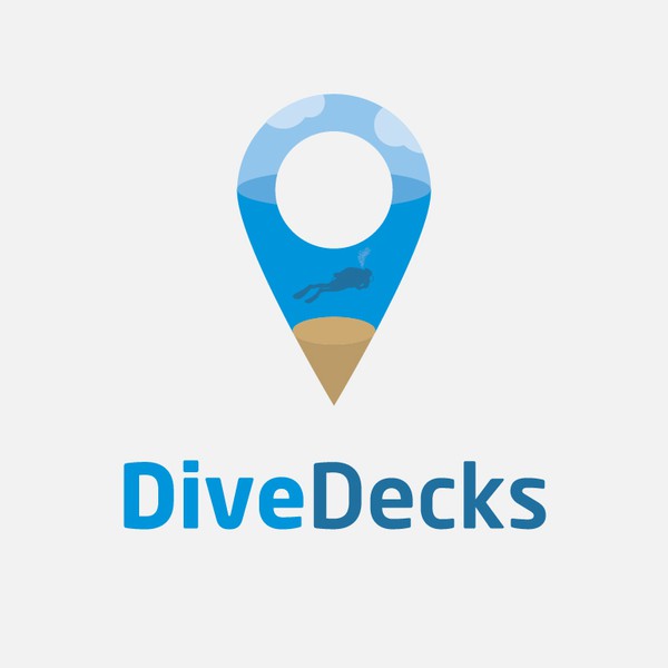 Design a logo for DiveDecks - where you'll find your next dive trip!
