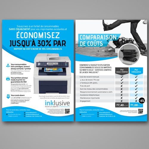 Postcard, flyer or print contest entry by Lucifer design