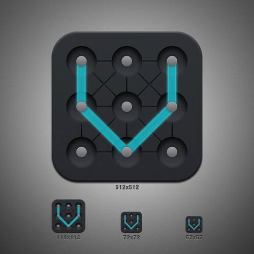 Help Dot Lock Protection App with a new button or icon Ontwerp door twister