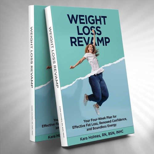 Design an eye-grabbing, compelling cover for a book on lasting weight loss Design by IDEA Logic✅✅✅✅