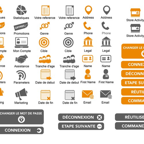 Product category icons for web site, Button or icon contest