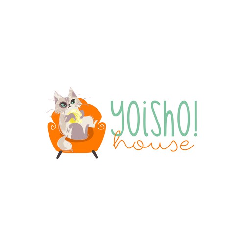 Cute, classy but playful cat logo for online toy & gift shop デザイン by ross!e