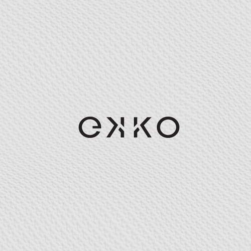 SIMPLE LOGO - ekko Letters then dm after Design by des13n ©