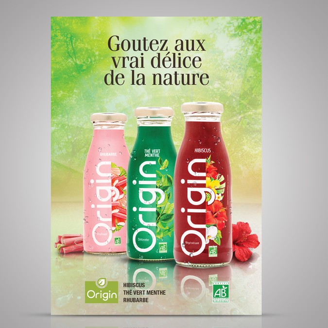 Posters for New European Brand of organic soft drinks Concours Affiche