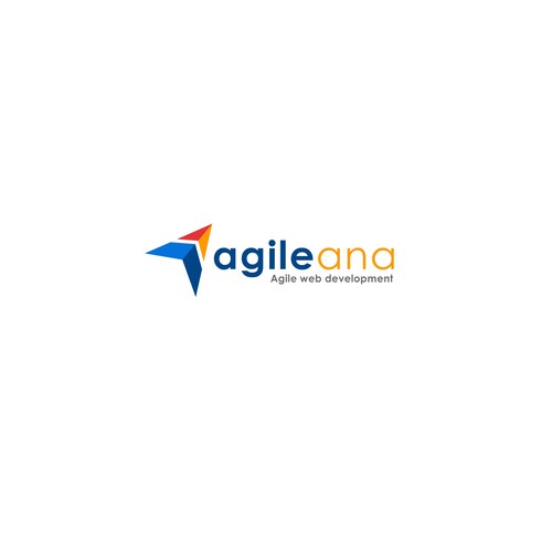 Agileana - logo design for web development agency Design by 9bstrokes™
