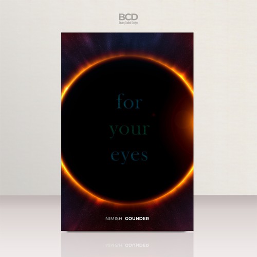 for your eyes- poetry and journal book cover Design by BCD∞