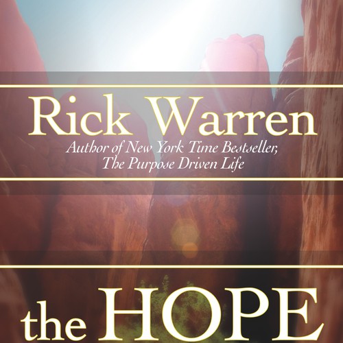 Design Rick Warren's New Book Cover Design réalisé par mgarvey