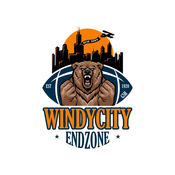 Windycity Endzone Logo Design