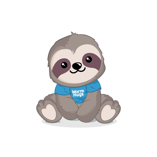 Designs Design a Sloth Stuffed Animal Character for Autistic Children