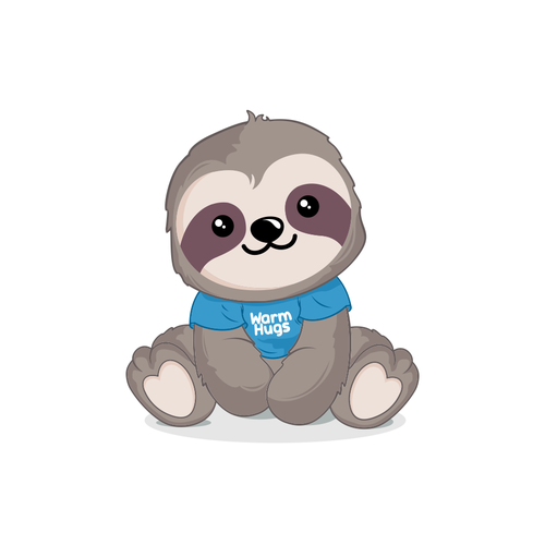 Design a Sloth Stuffed Animal Character for Autistic Children Design by Gloxee