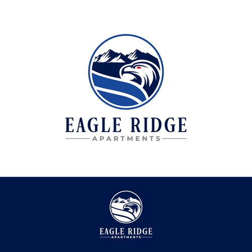 Eagles Ridge Apartments refreshed brand / logo Design by Paskids