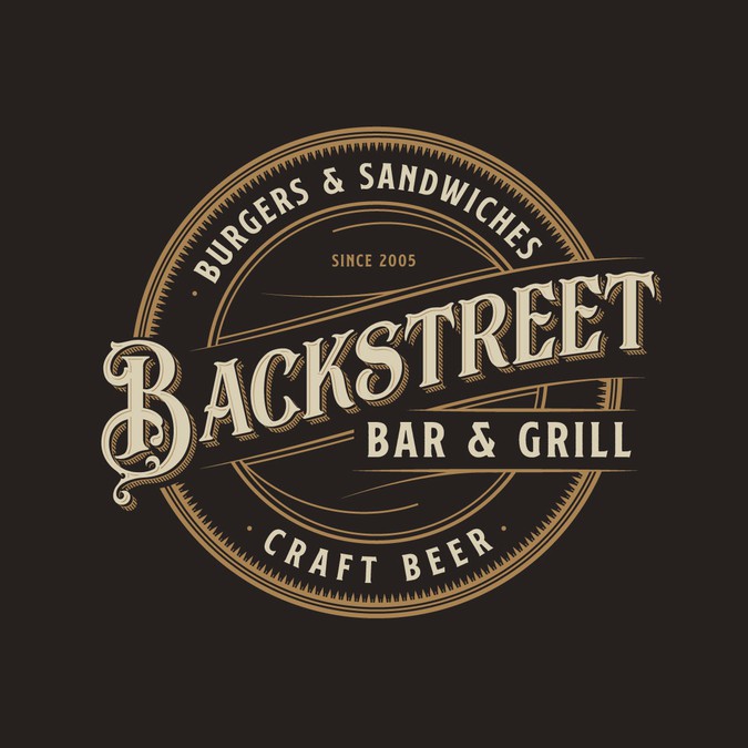 Local owned pub with a rustic industrial feel needs a new logo | Logo ...