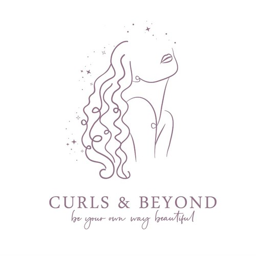 Logo for curly hair brand Design réalisé par ViMari_art