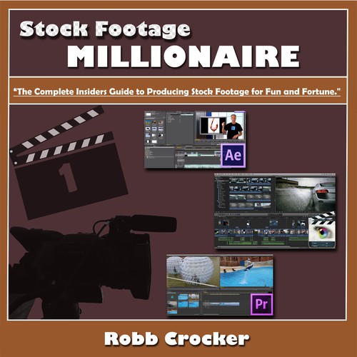 Eye-Popping Book Cover for "Stock Footage Millionaire" Design by Nicolay
