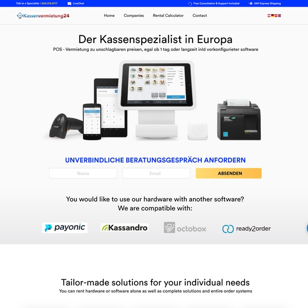 Design by R_Designs™ titled "Web Concept for Register System"