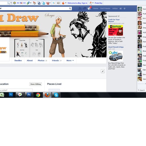 Design a facebook banner image. Réalisé par Design_mark