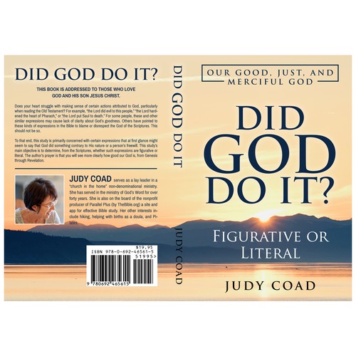 Design book cover and e-book cover  for book showing the goodness of God Design by TopHills