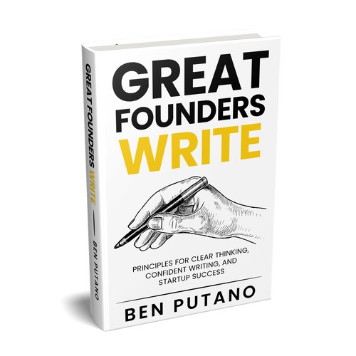 Design the cover of a writing book for entrepreneurs Design by Zahari Studio