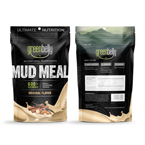 Design our new backpacking food packaging (Greenbelly Meals) Design by Nubia Design