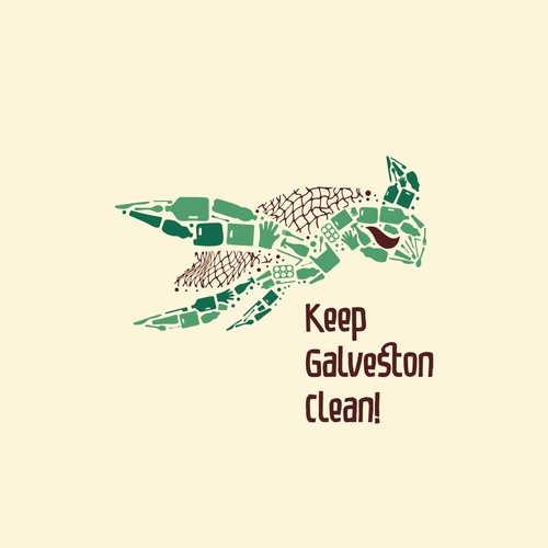 Calling all environmental lovers to help create a new litter campaign to keep beaches clean. Design von S A M S O N