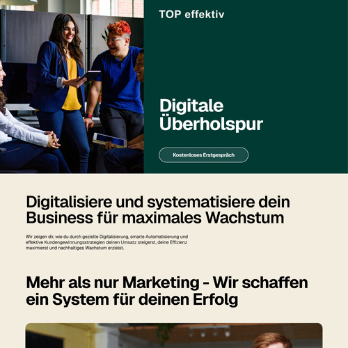 Diseño de Landing Page propuesta en el concurso por +Positive Ca$h