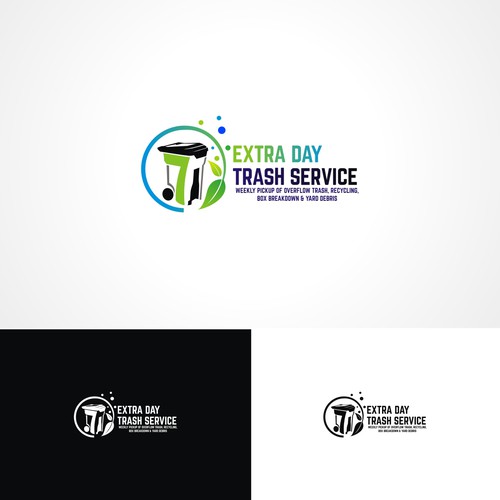 Trash Service Logo Design by N83touchthesky