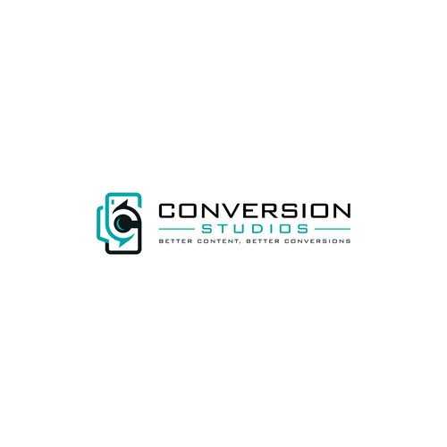 logo design for "conversion studios" photography studio Design by silk route