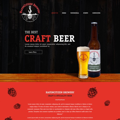 Web page design contest entry by Dezignnest