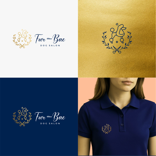 Design a logo/branding for Fur-Bae (slogan: Before Anything Else) luxury dog wellness/lifestyle biz Design by BRGHT✦