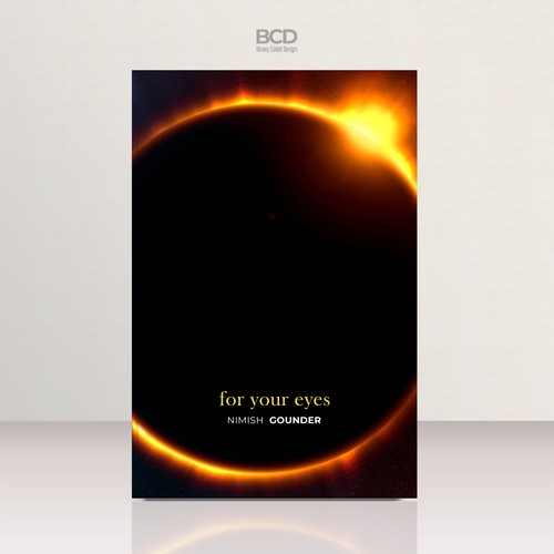 for your eyes- poetry and journal book cover Design by BCD∞