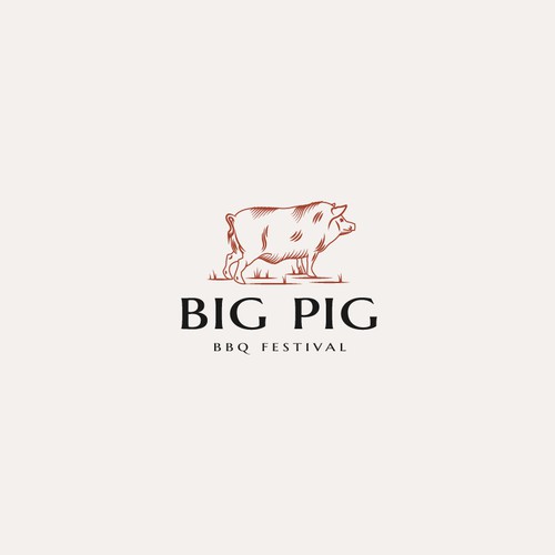 Design a logo for the BIG PIG BBQ Contest Design by Artur Zherdetskii