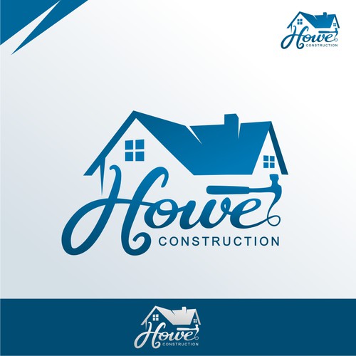 Howe Construction Logos Wanted! Must have the same cursive as my profile pic for word: Howe. Want better pictures!! Design by davidfern